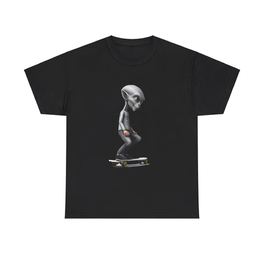 Alien Skater - Unisex Heavy Cotton Tee - USA