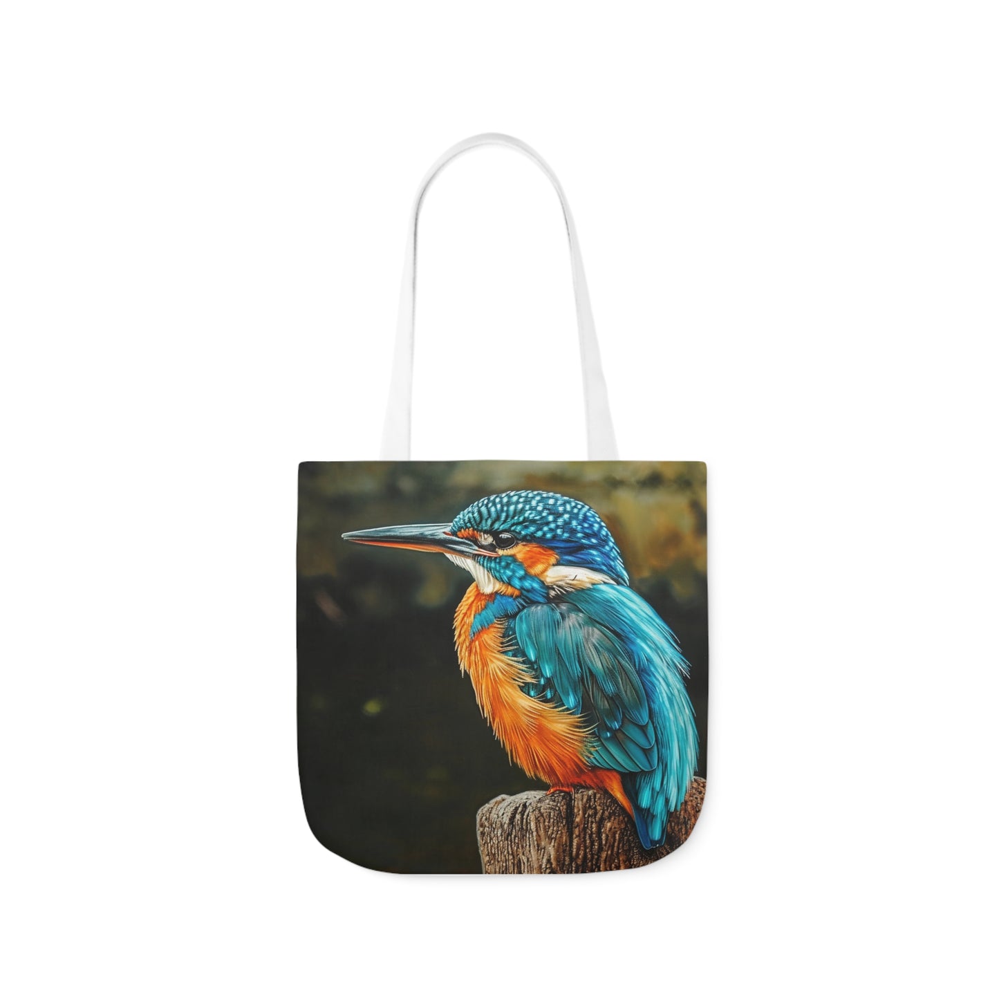 Kingfisher - Polyester Canvas Tote Bag (AOP)