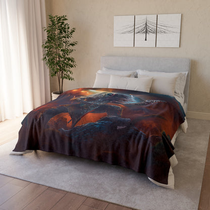 Heavy Metal- Soft Polyester Blanket USA