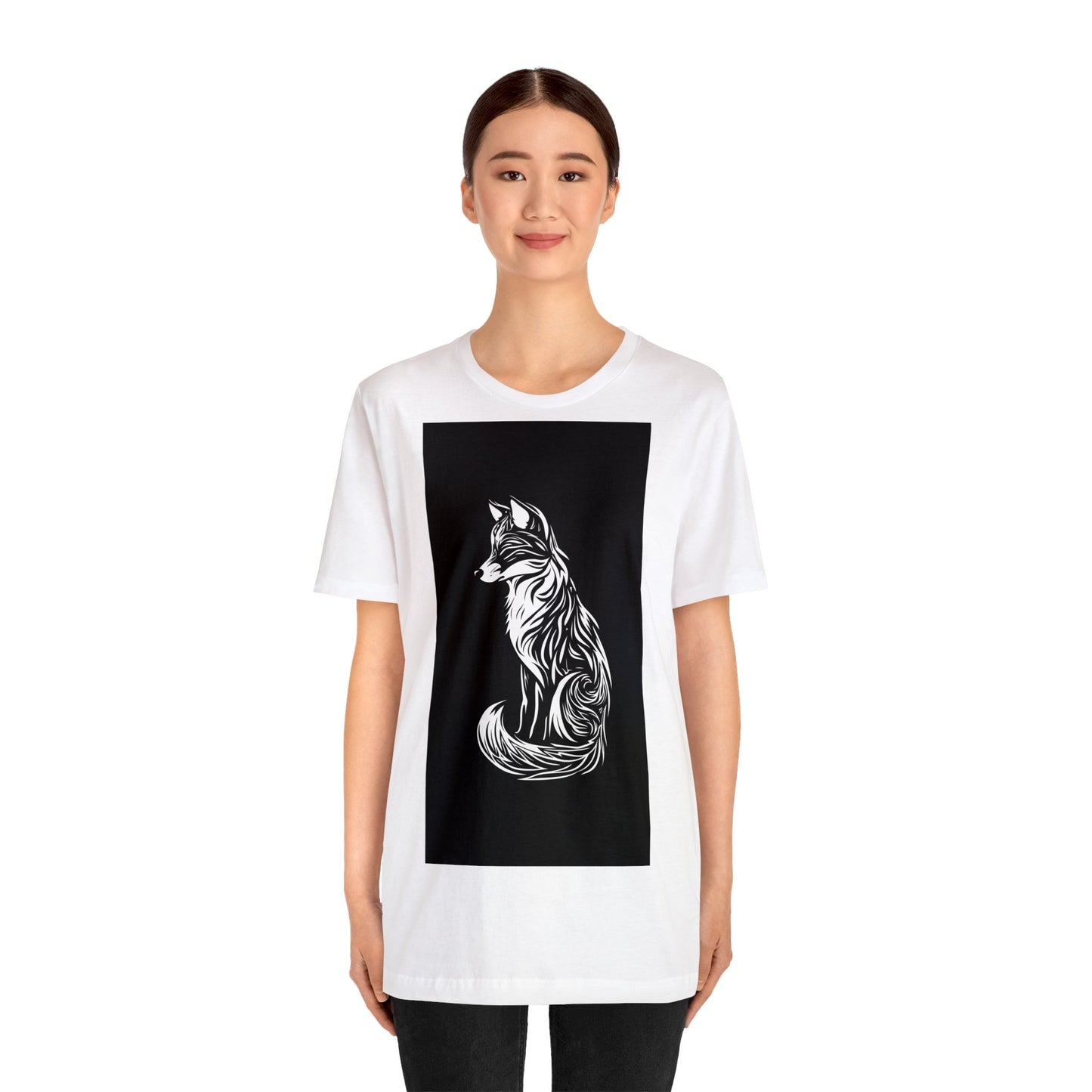 Fox Silhouette Unisex Jersey Short Sleeve Tee