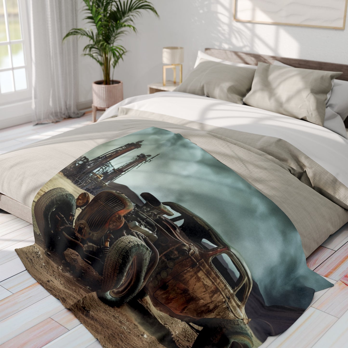 Car 1 Arctic Fleece Blanket - USA