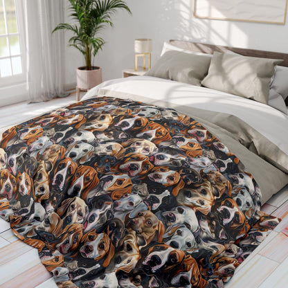 Dog Collage #1 Arctic Fleece Blanket - USA