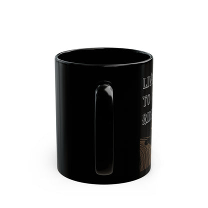 Biker #2 - Black Mug (11oz)  UK