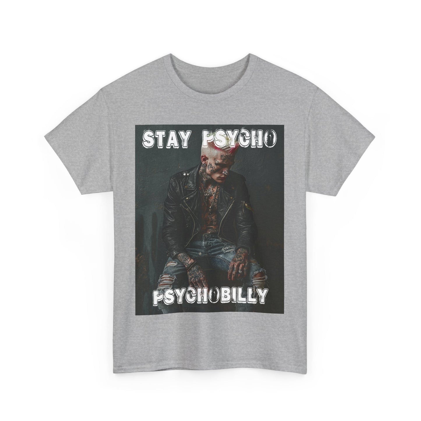 Psycho 1 - Unisex Heavy Cotton Tee - UK