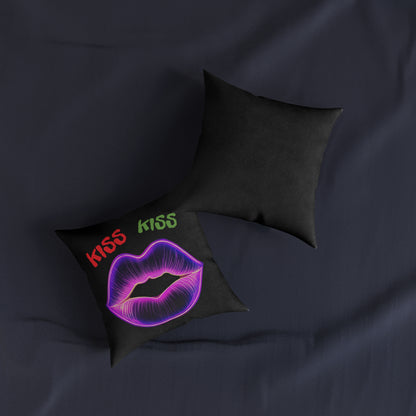 KISS KISS  - Square Pillow - UK