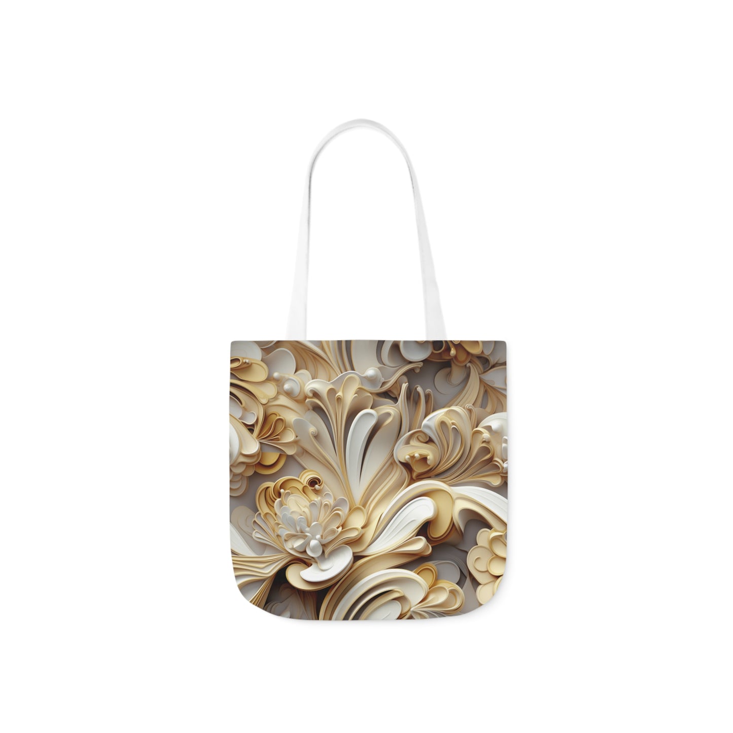 Brocade Design - Polyester Canvas Tote Bag (AOP)