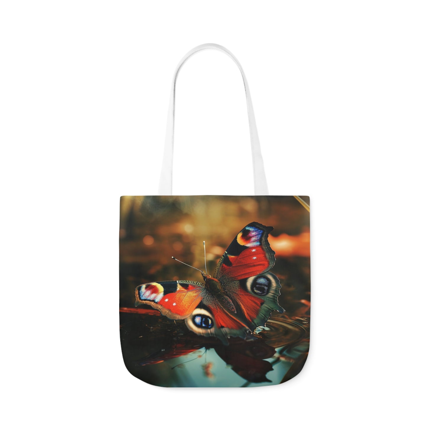 Butterfly - Polyester Canvas Tote Bag (AOP)