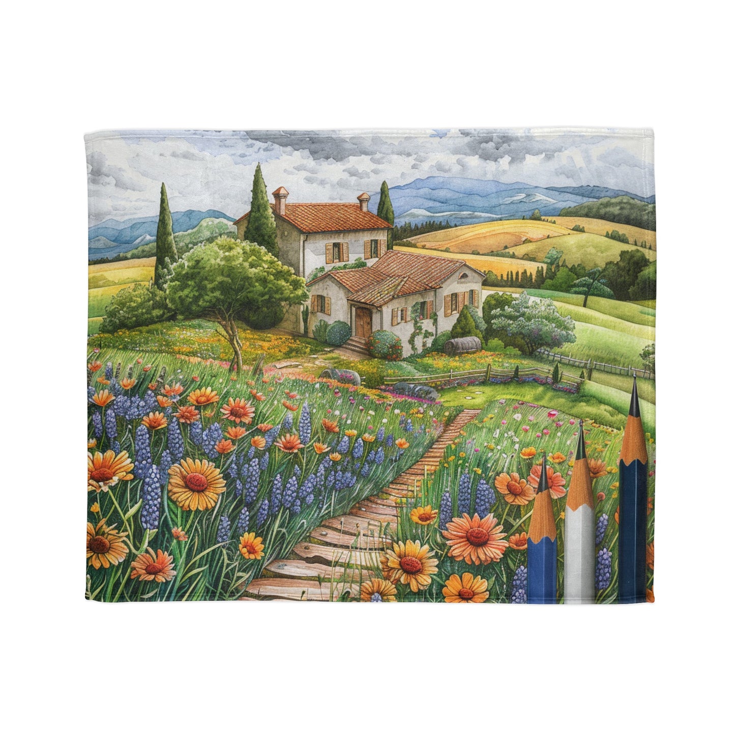 Countryside Beauty #1 - Soft Polyester Blanket