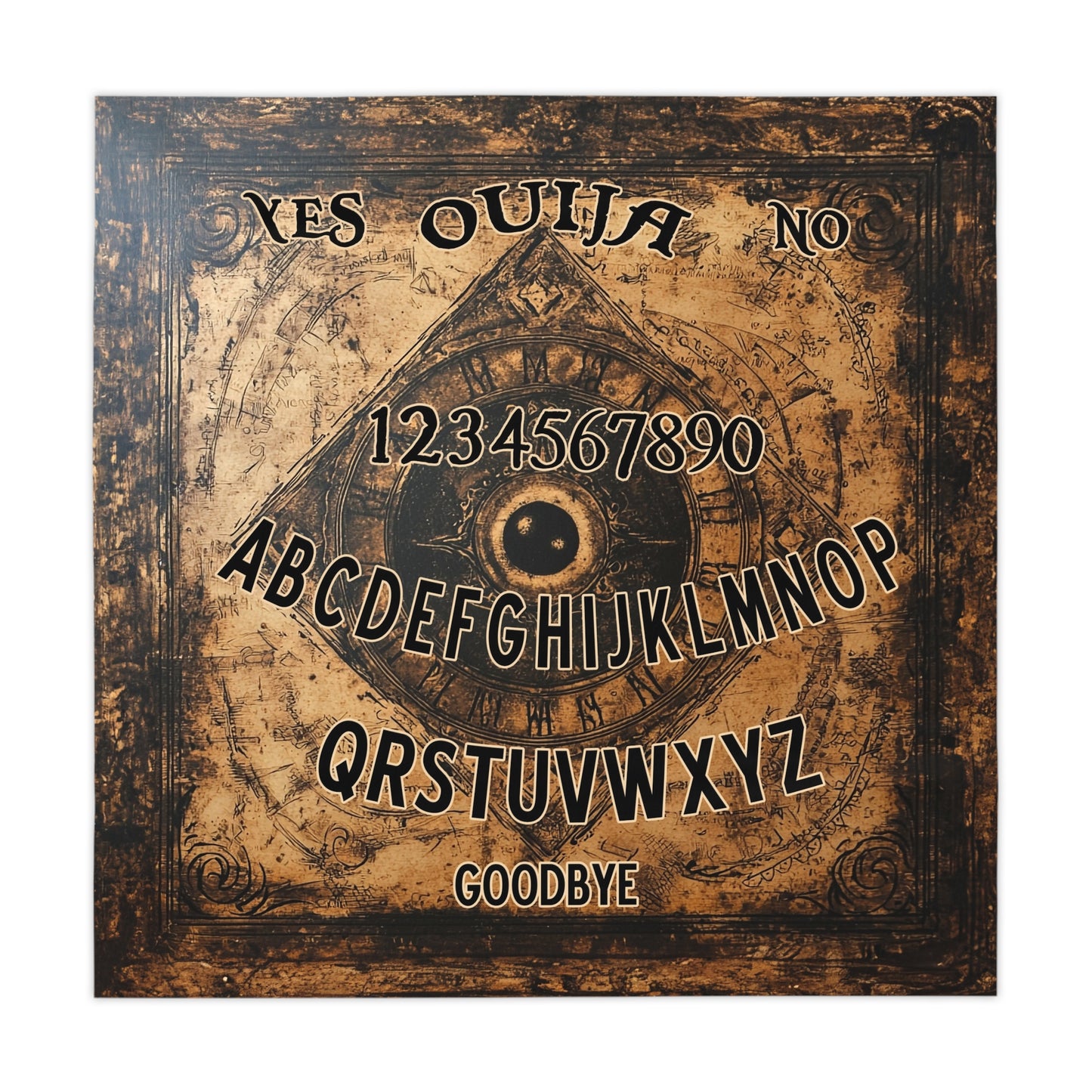 Spooky Ouija Board Tablecloth – Perfect for Readings and Themed Parties USA
