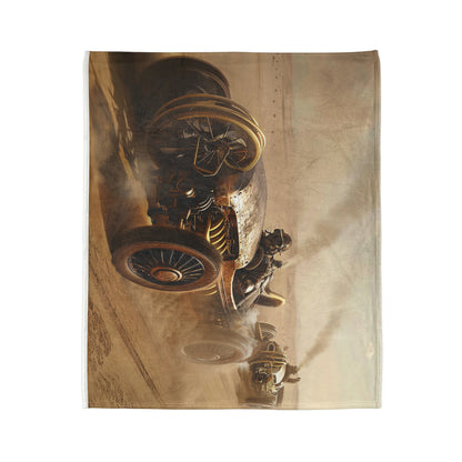 Steampunk Racer #2 - Soft Polyester Blanket
