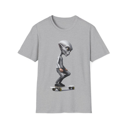 Alien Skater - Unisex Softstyle T-Shirt - UK