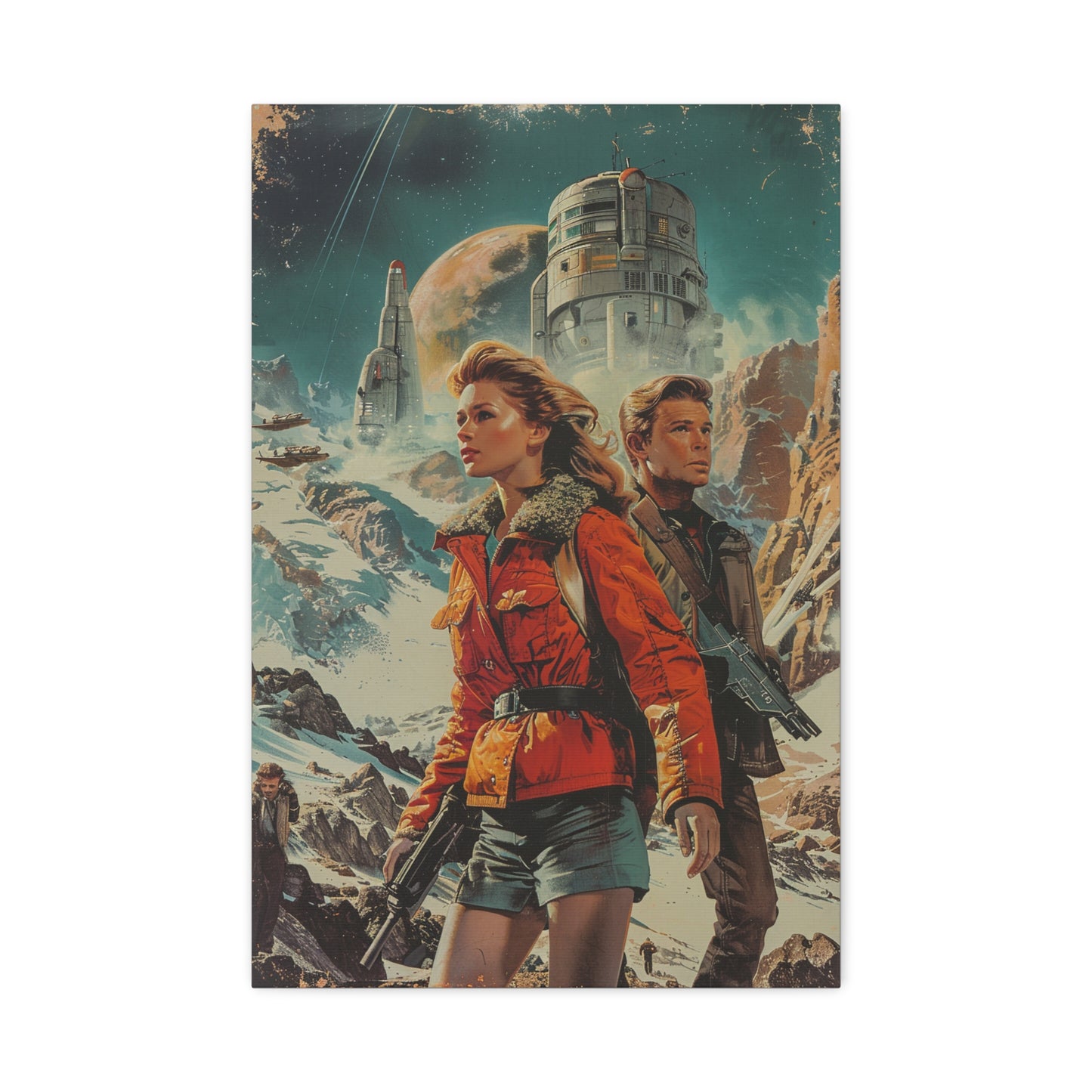 Sci-Fi 1950's #3 - Polyester Canvas