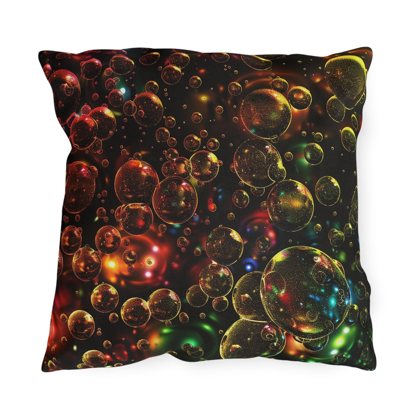 Effervescent Bubbles - Outdoor Pillows - USA