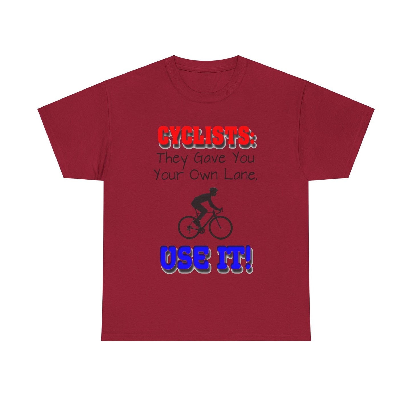 Cyclists 1 - Unisex Heavy Cotton Tee - UK