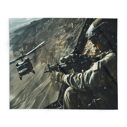 Black Hawk 3 Arctic Fleece Blanket - USA