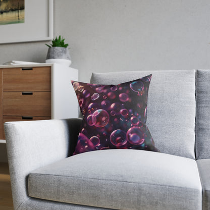 Blackcurrant Bubbles - Square Pillow - UK