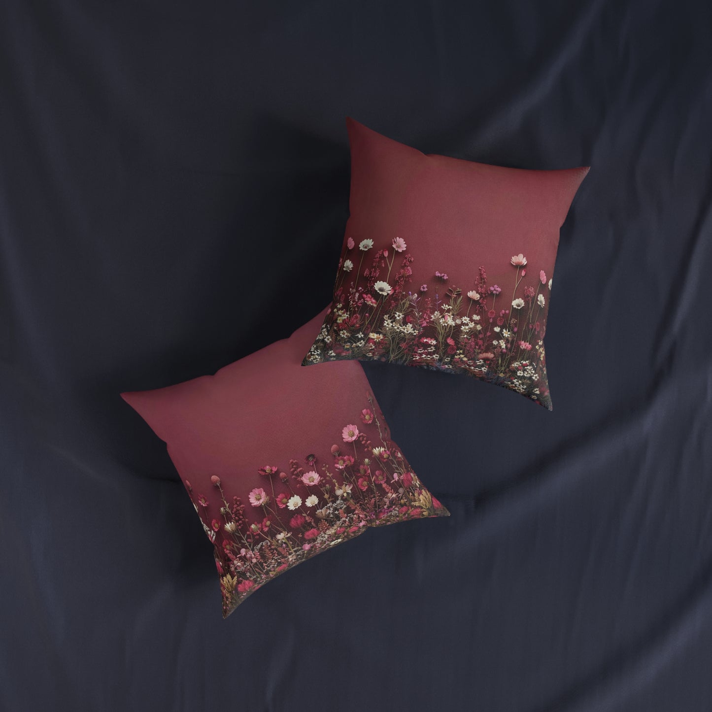 Wild Meadow 4 - Square Pillow - UK