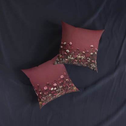 Wild Meadow 4 - Square Pillow - UK