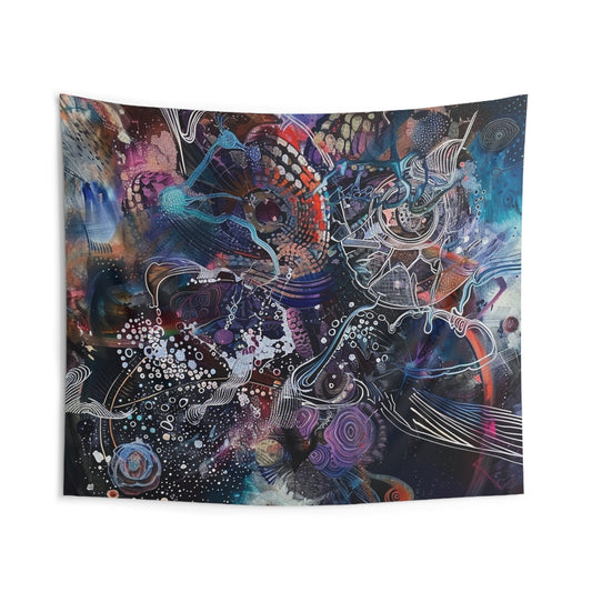 Chaos #4 Indoor Wall Tapestry - USA