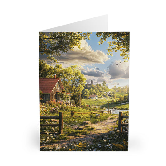 Country Views 2 - Blank Card (5 Pack) UK