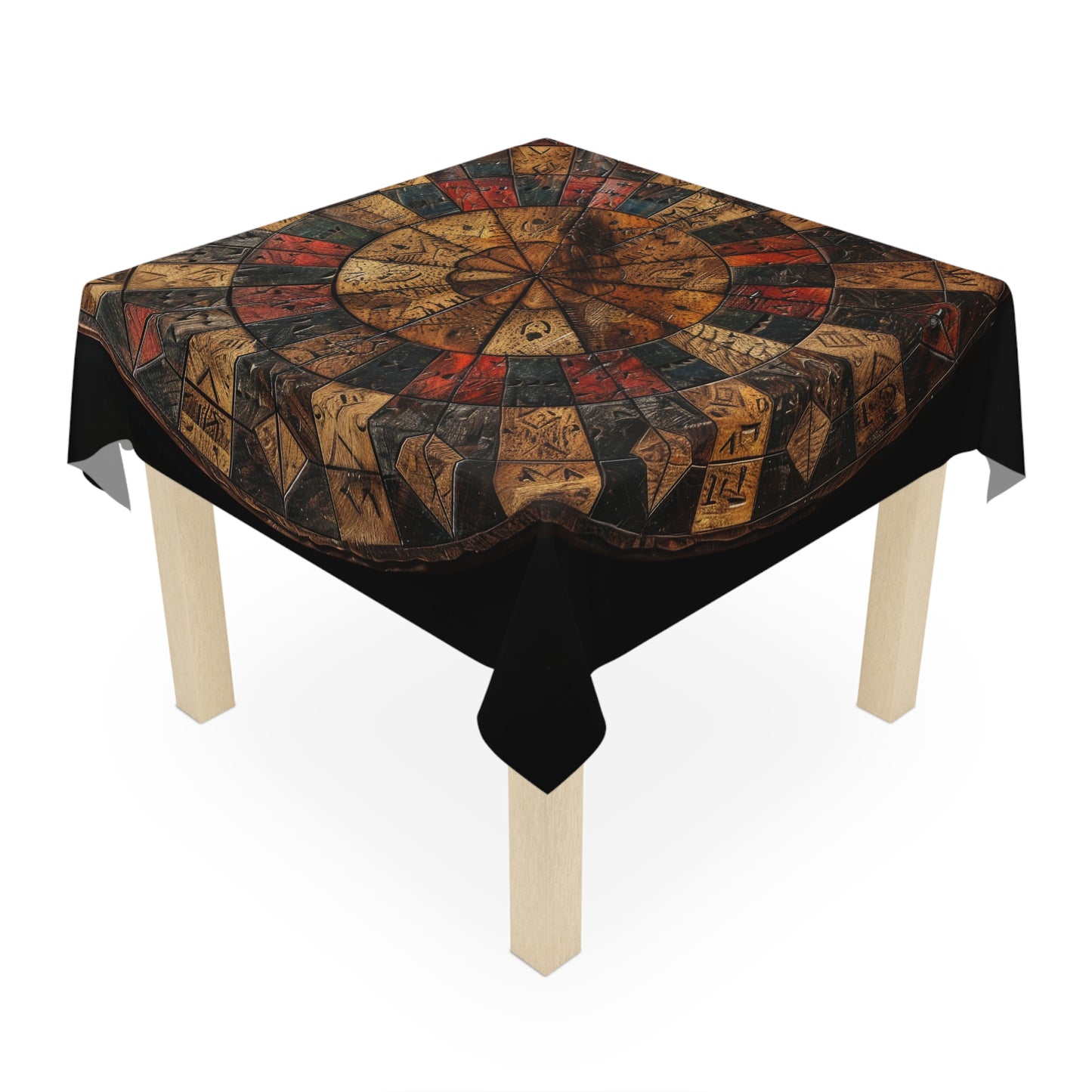 Bohemian Mandala Tablecloth 2 - Vibrant Decorative Cover for Home Decor & Celebrations UK