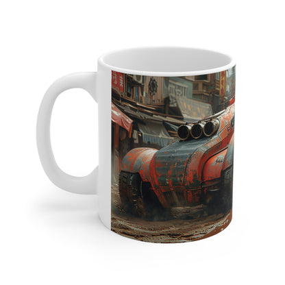 Futuristic Car 2 Ceramic Coffee Cups, 11oz, 15oz - UK