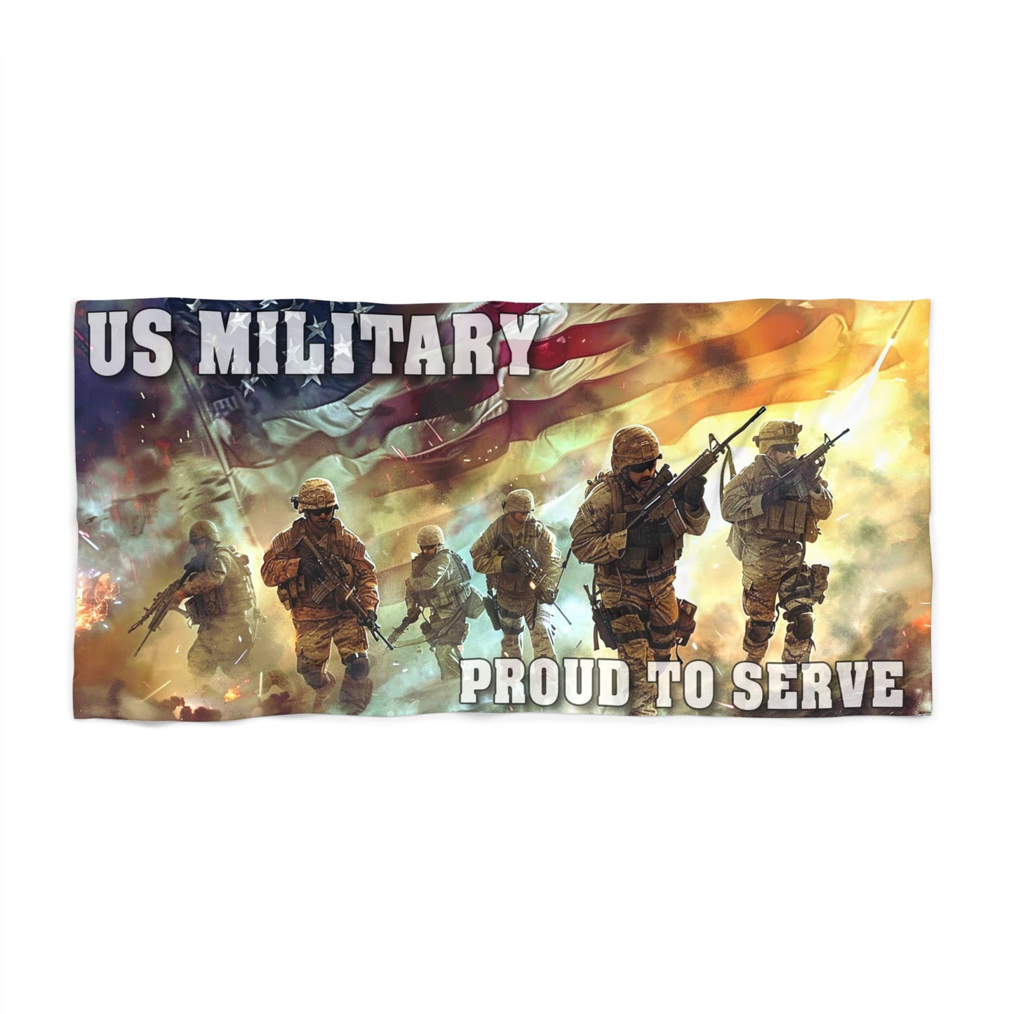 US Military Beach Towel  -  USA Only