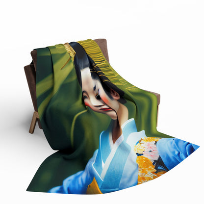 Geisha #4 Arctic Fleece Blanket