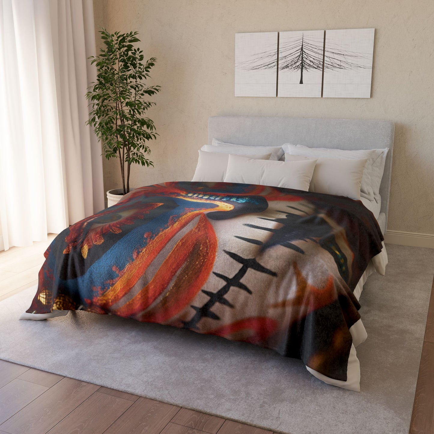 Day of The Dead 3 - Soft Polyester Blanket UK