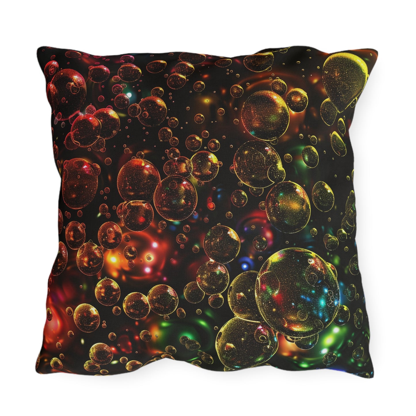 Effervescent Bubbles - Outdoor Pillows - USA