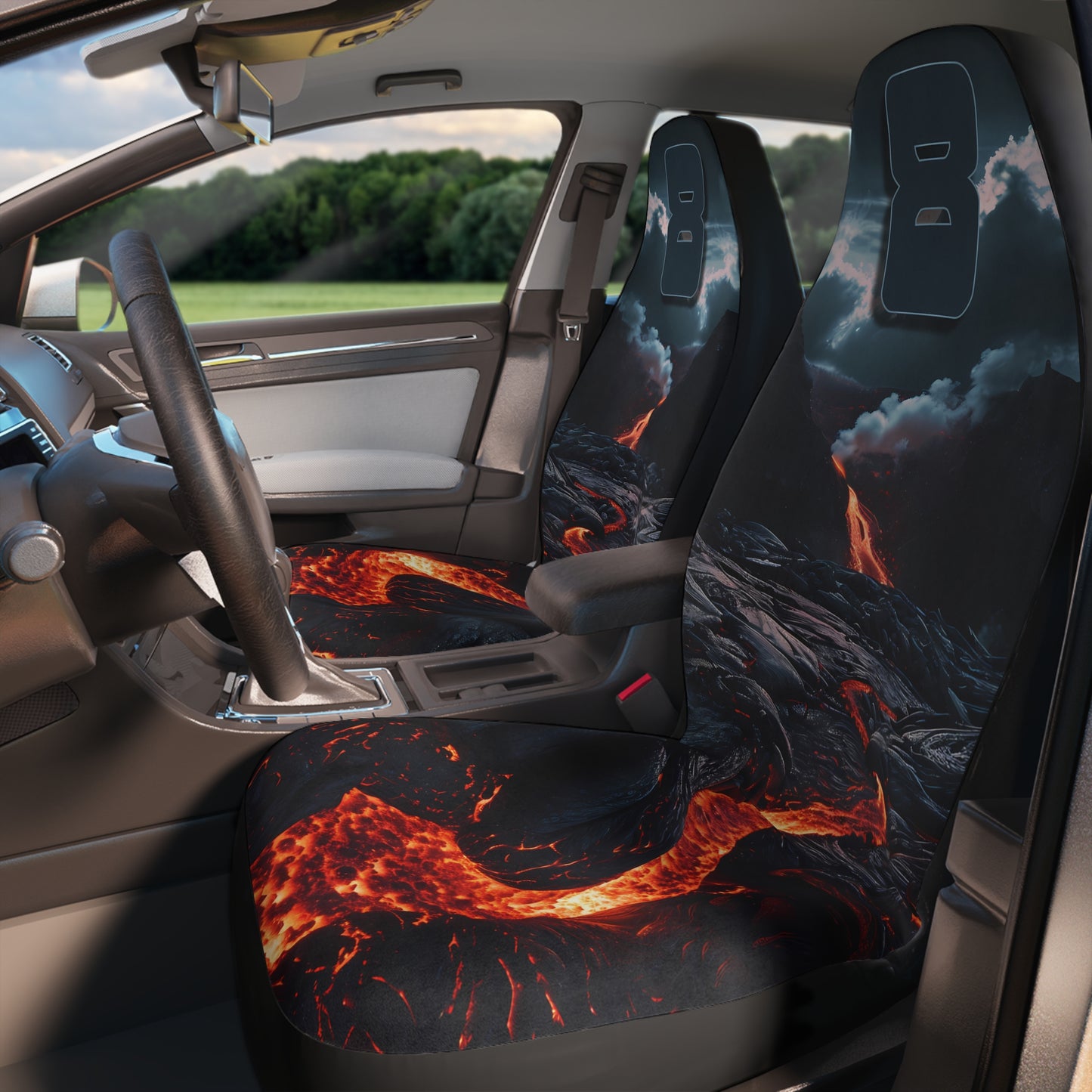 Volcano Car Seat Covers