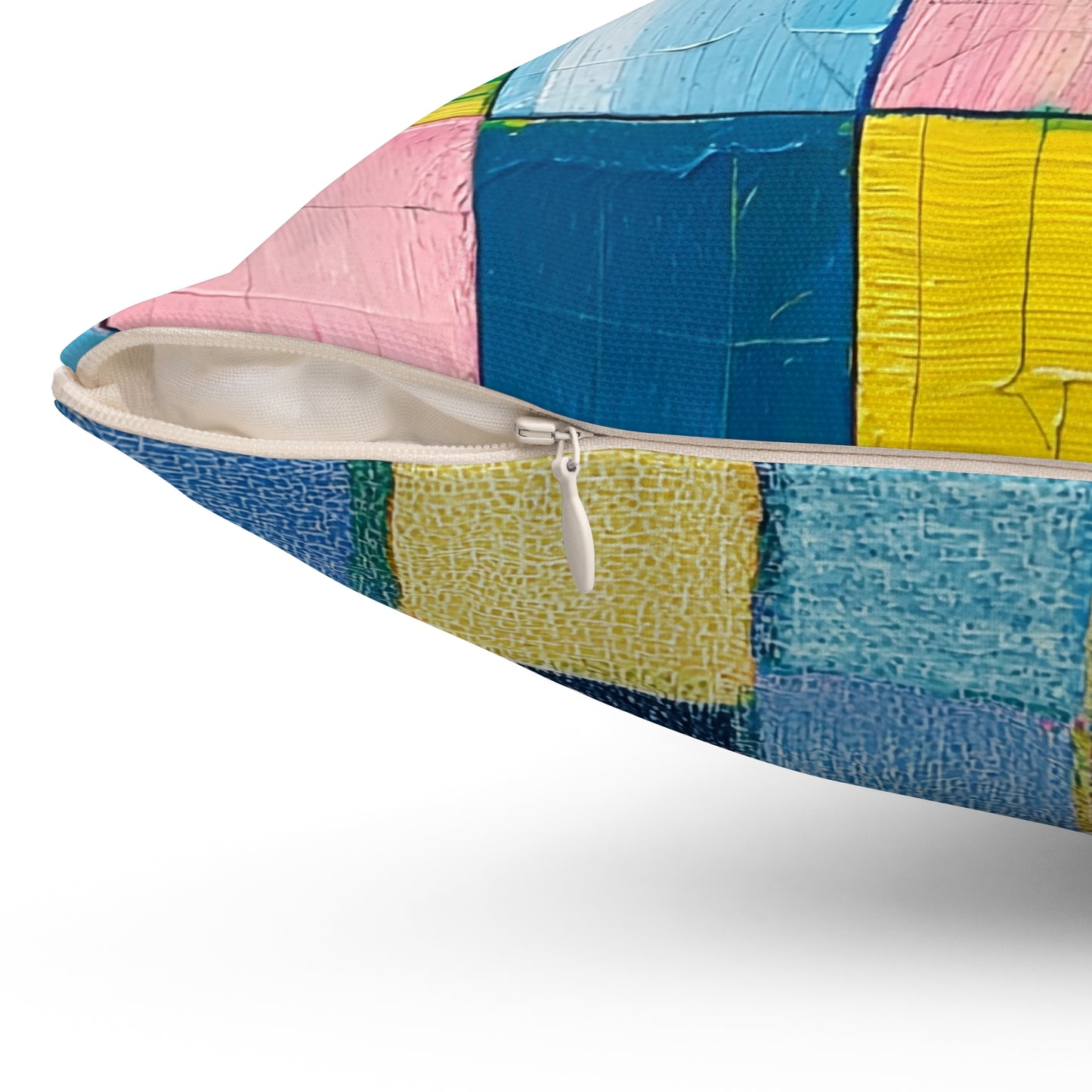 Patchwork 1 - Spun Polyester Square Pillow - USA