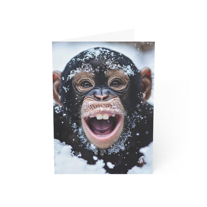 Happy Monkey Greeting Cards - Set of 1, 10, 30, or 50pcs for All Occasions - USA