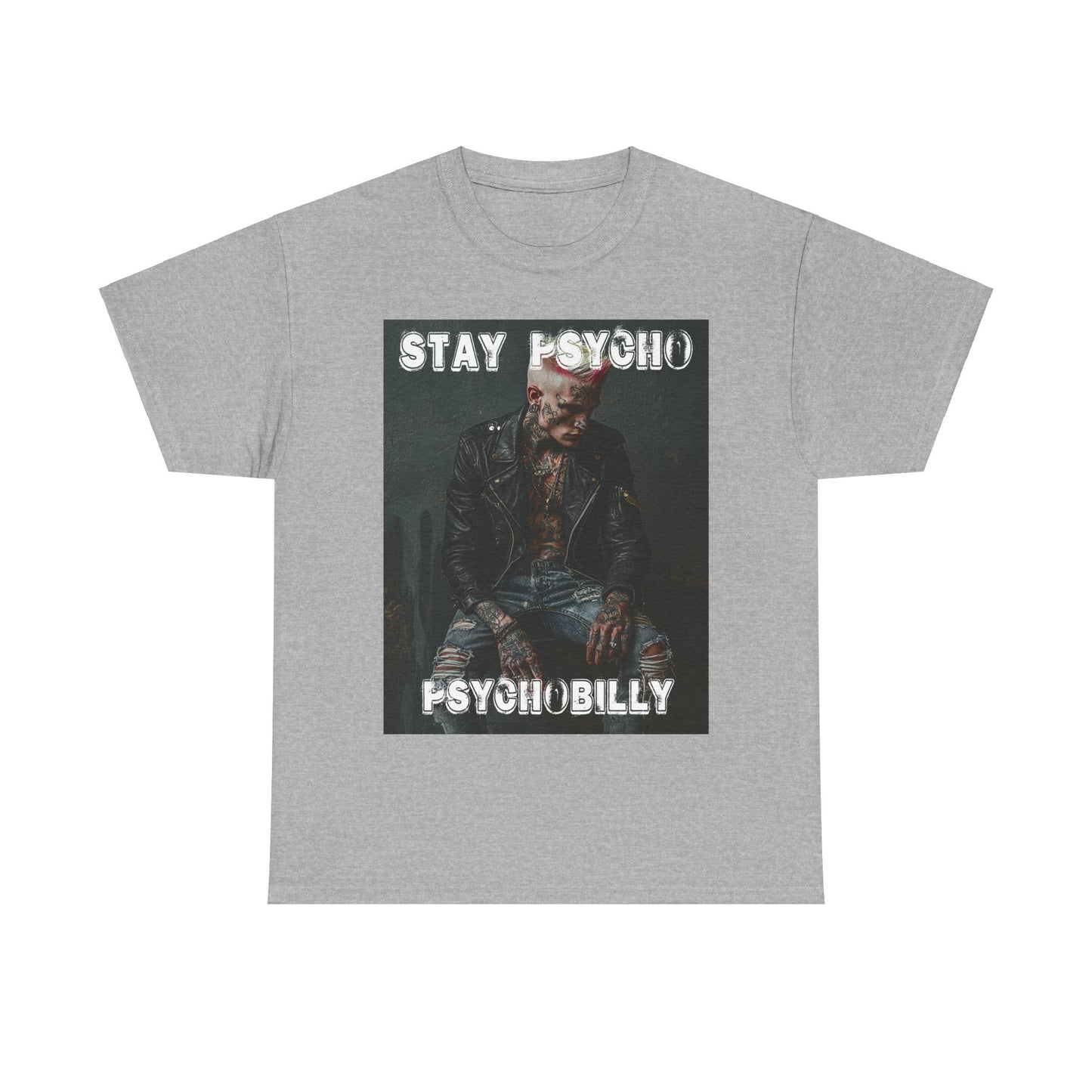 Psycho 1 - Unisex Heavy Cotton Tee - UK