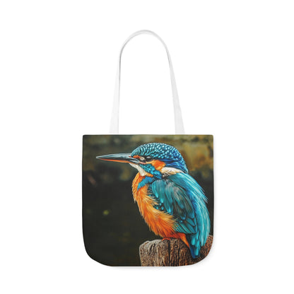 Kingfisher - Polyester Canvas Tote Bag (AOP)