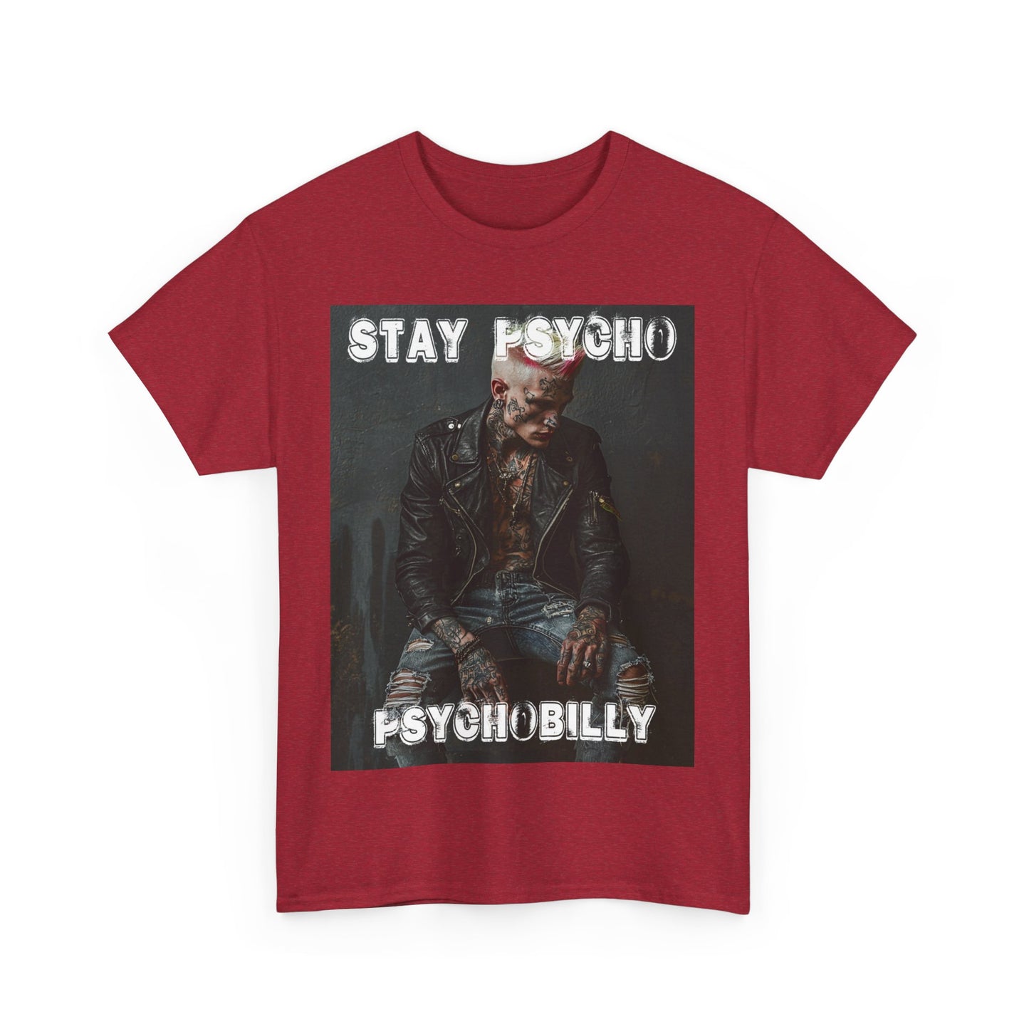 Psycho 1 - Unisex Heavy Cotton Tee - UK