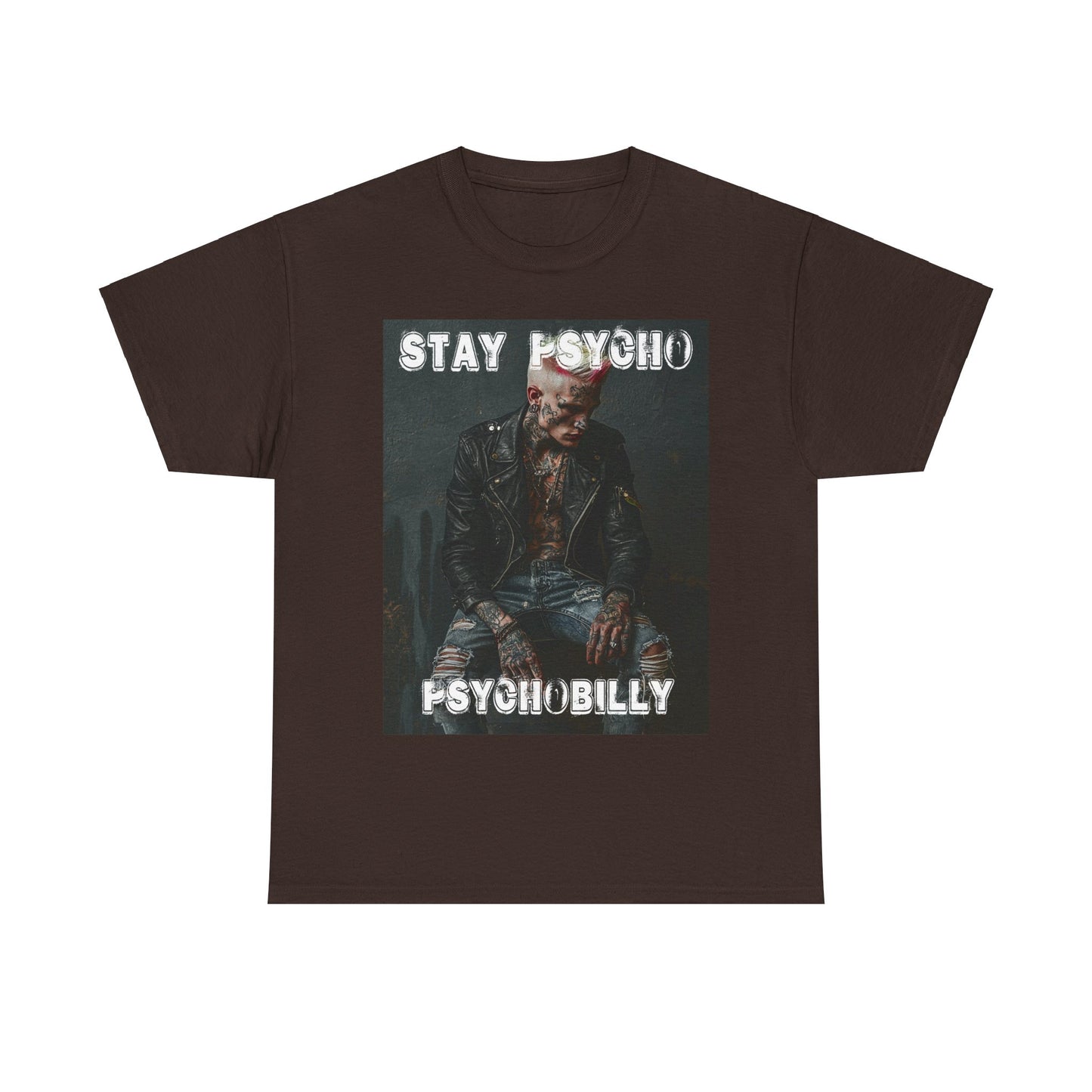 Psycho 1 - Unisex Heavy Cotton Tee - UK