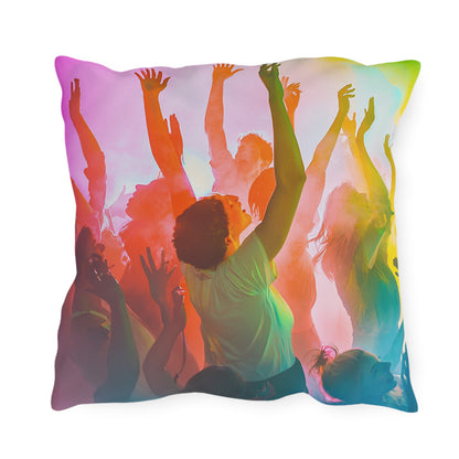 Rainbow Party Cushion - Outdoor Pillows - USA