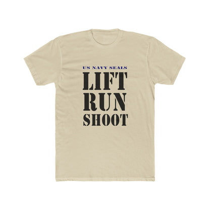 US Navy Seals Lift Run Shoot Unisex Cotton Crew Tee USA
