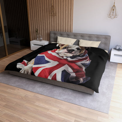 British Bulldog - Microfiber Duvet Cover USA and UK