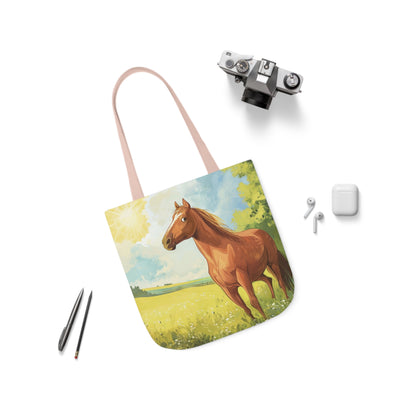 Horse #1 Polyester Canvas Tote Bag (AOP)