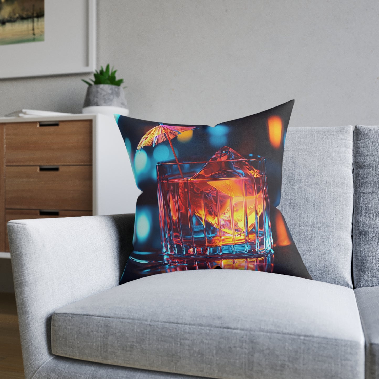 Cocktail Time - Square Pillow - UK