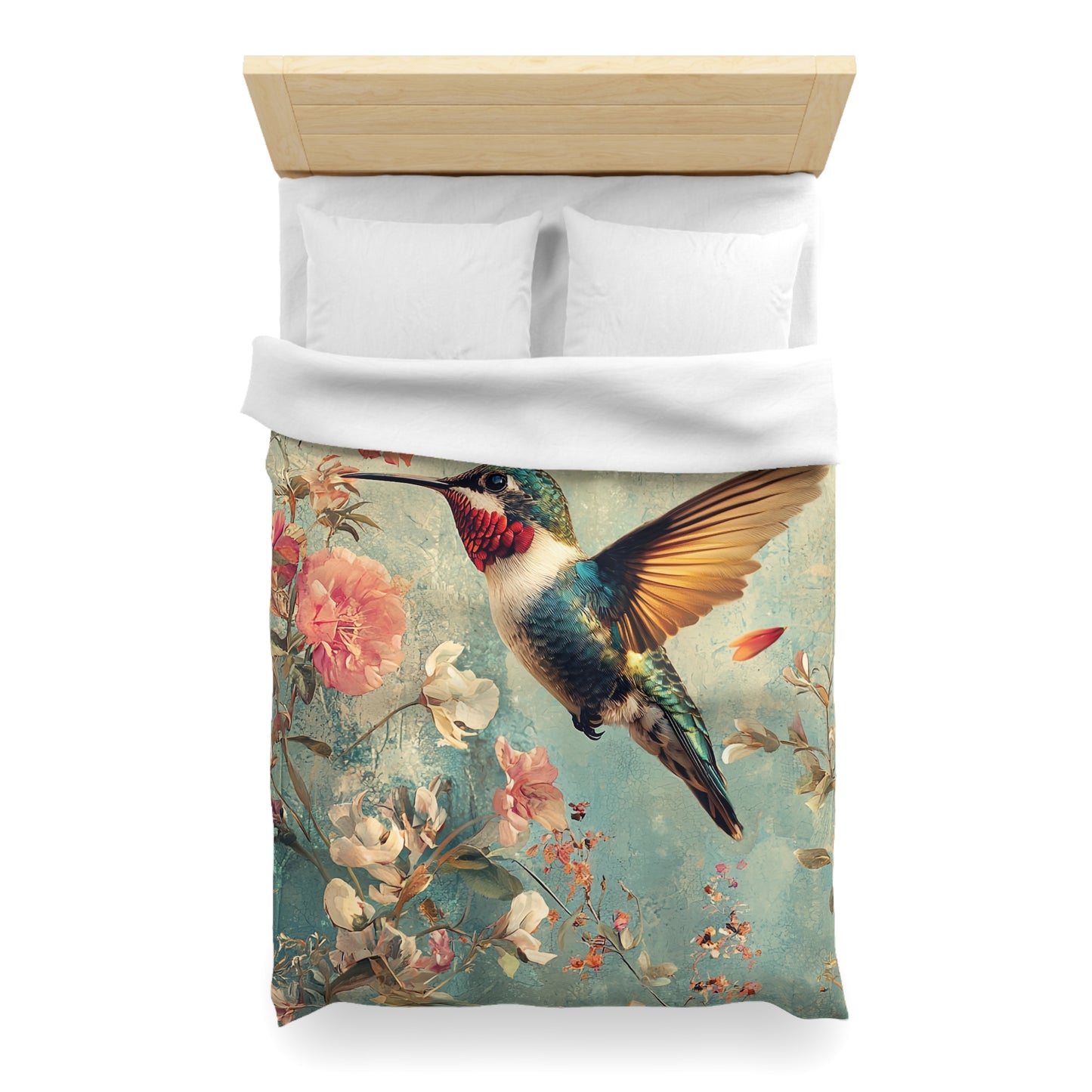 Beautiful Hummingbird  - Microfiber Duvet Cover USA and UK