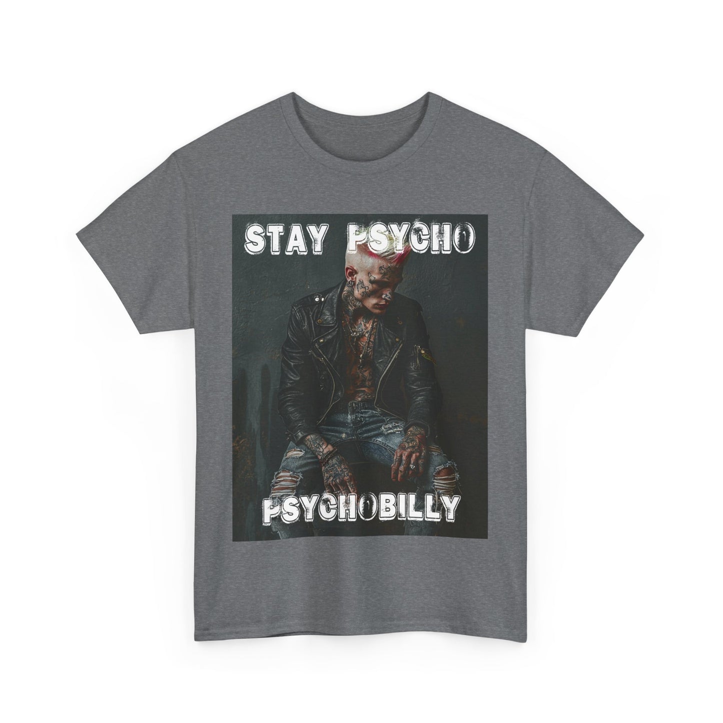 Psycho 1 - Unisex Heavy Cotton Tee - UK