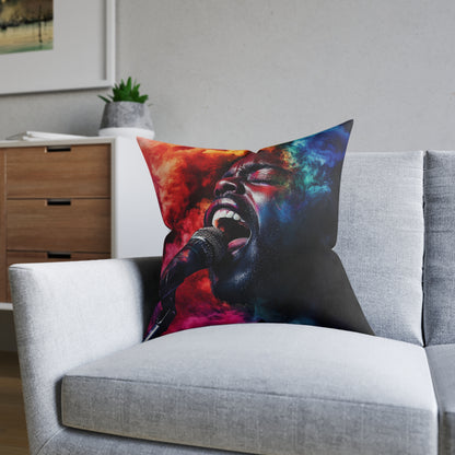 Jazz Singer 2 - Square Pillow - UK