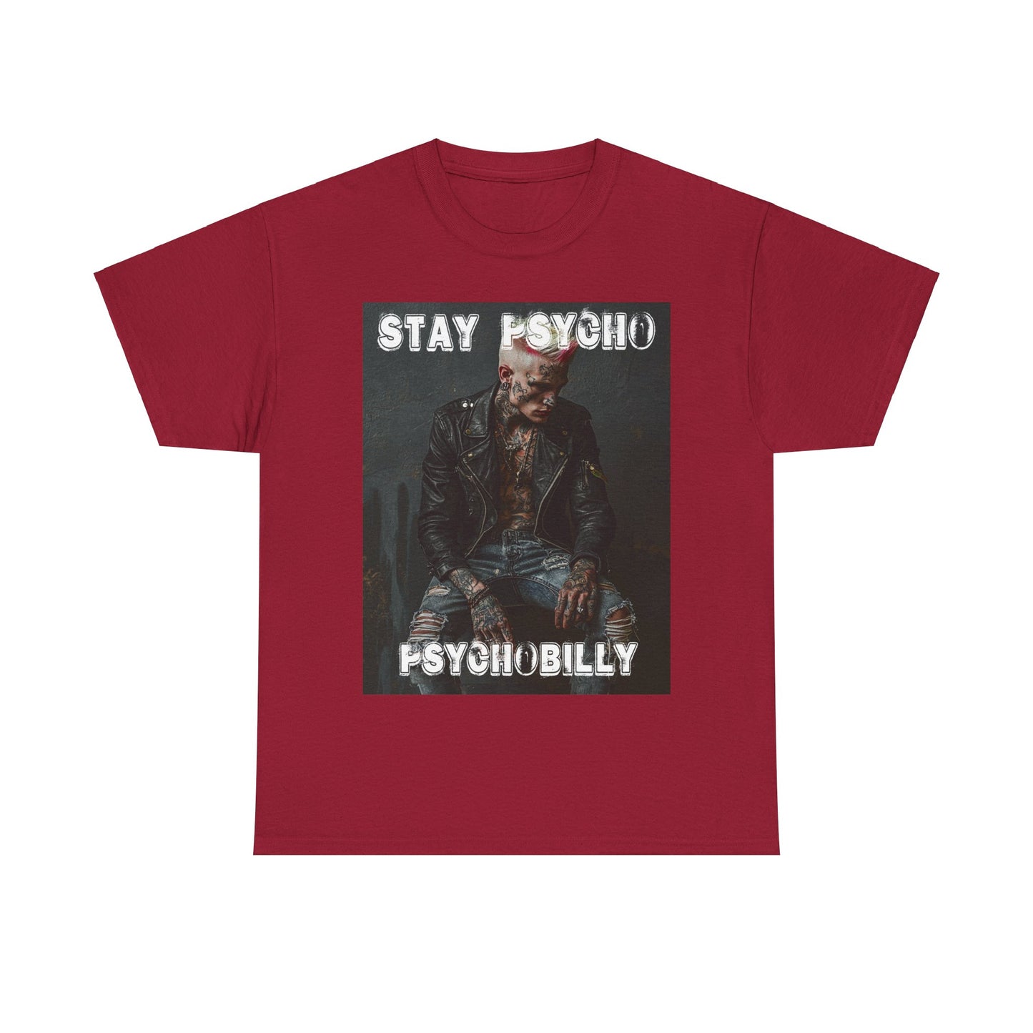Psycho 1 - Unisex Heavy Cotton Tee - UK