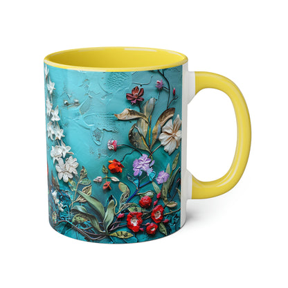 Wild Flowers Accent Mugs, 11oz - Canada Only