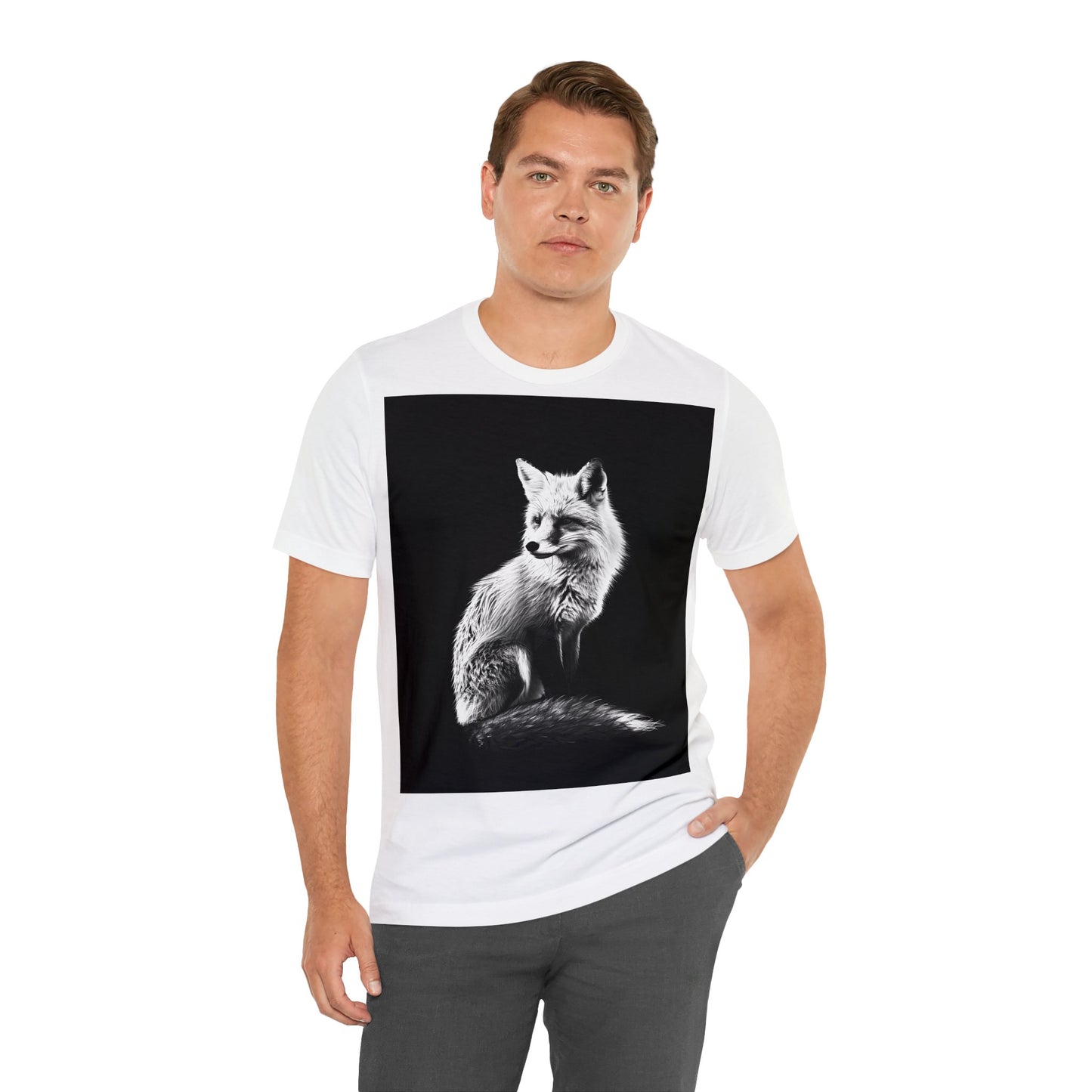 Fox Silhouette Unisex Jersey Short Sleeve Tee