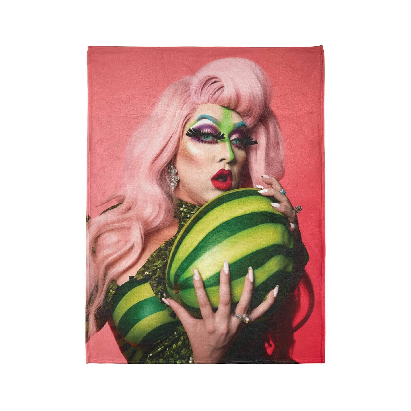 Drag Queen Melon - Soft Polyester Blanket UK