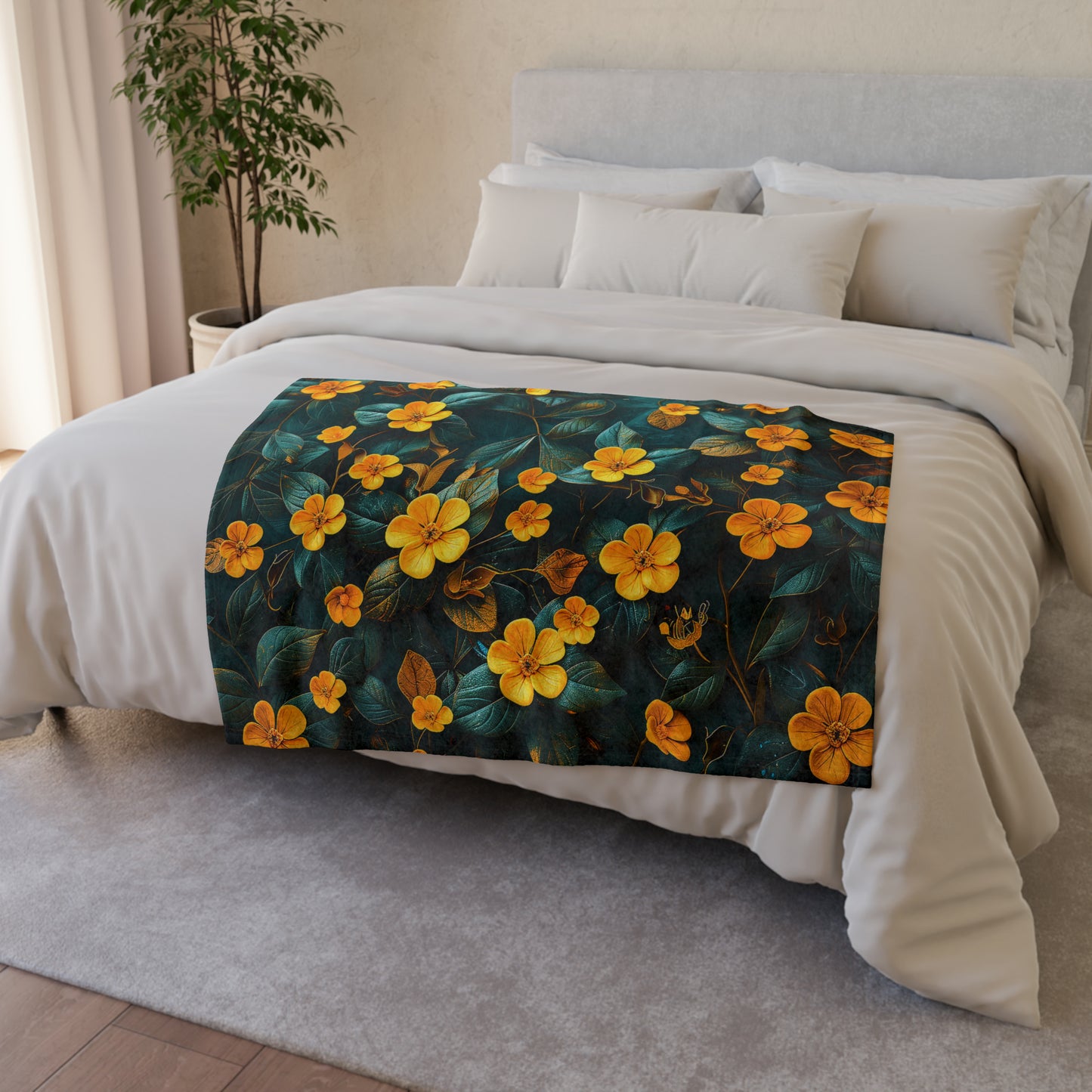 Chinoiserie #8 - Soft Polyester Blanket